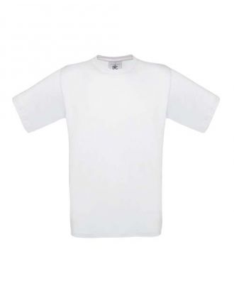 T-shirt blanc personnalisé 150 grs recto par 25 ex