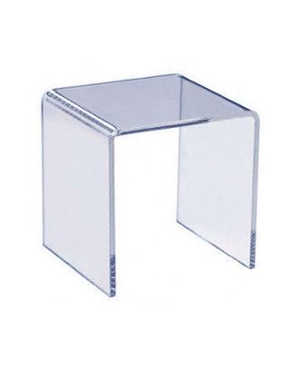 Podium plexiglas U carré 75 x 75 x 75 mm