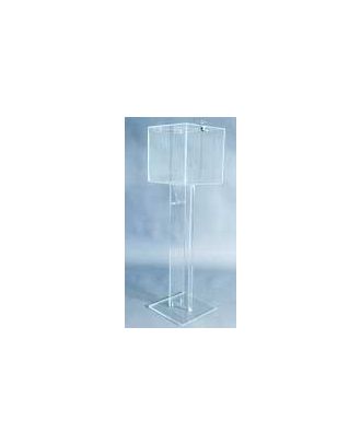 Urne Plexiglas sur pied MBM801 de profil