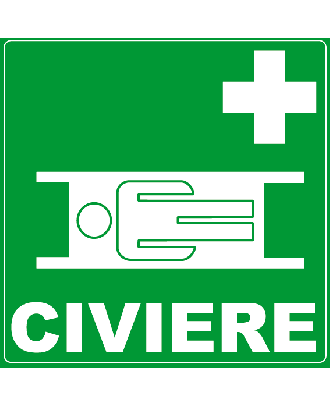 Panneau alu d'évacuation civière 2